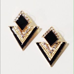 Art Deco Inspired Dangling Earrings